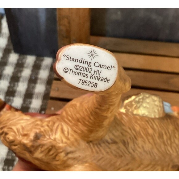 Hawthorne Village Nativity King Balthazar & Standing Camel Porcelain Kinkade - Picture 13 of 14